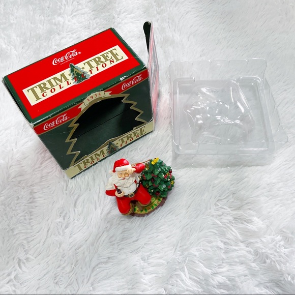 Coca-Cola Trim-A-Tree Santa Ornament - Picture 2 of 5